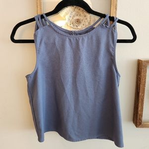 Abercombie and fitch blue top